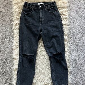 Ankle Straight Ultra High Rise Jeans